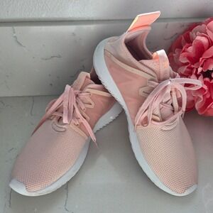 Adidas Lace Up Icy Pink Tubular Viral ll Mesh Shoes Women Size 8 Sneakers Tennis